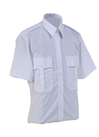 Men's Short Sleeved White LAPD 82AE